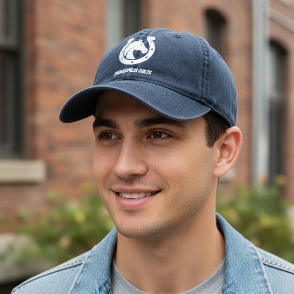 Indianapolis Colts Embroidered Logo Cap – Cool Adjustable Baseball Hat 2025 - LeagueLockerGear