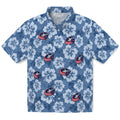 Columbus Blue Jackets Hawaiian Shirt - Hibiscus Cluster | Hula Hawaiian Shirts