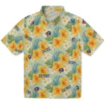 Columbus Blue Jackets Hawaiian Shirt - Hibiscus Mood | Hula Hawaiian Shirts