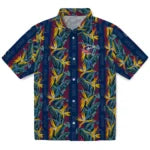 Columbus Blue Jackets Hawaiian Shirt - Paradise Vines | Hula Hawaiian Shirts