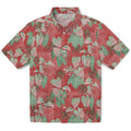 Cornell Big Red Hawaiian Shirt - Anthurium Overlay | Hula Hawaiian Shirts