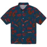 Cornell Big Red Hawaiian Shirt - Beach Vibe | Hula Hawaiian Shirts
