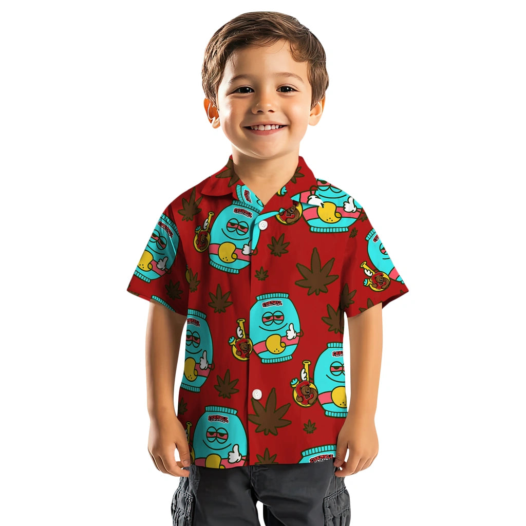Cornell Big Red Hawaiian Shirt - Chill Vibe | Hula Hawaiian Shirts