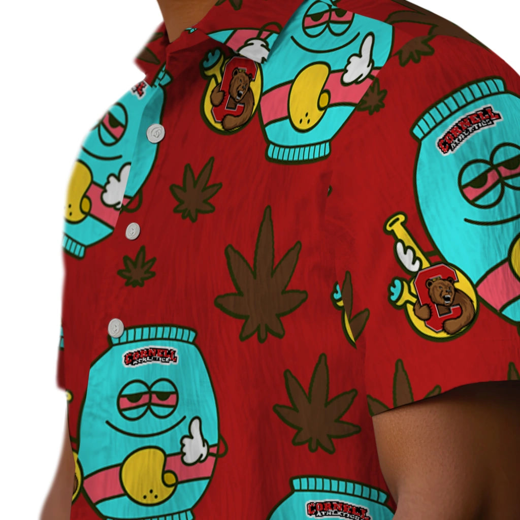 Cornell Big Red Hawaiian Shirt - Chill Vibe | Hula Hawaiian Shirts
