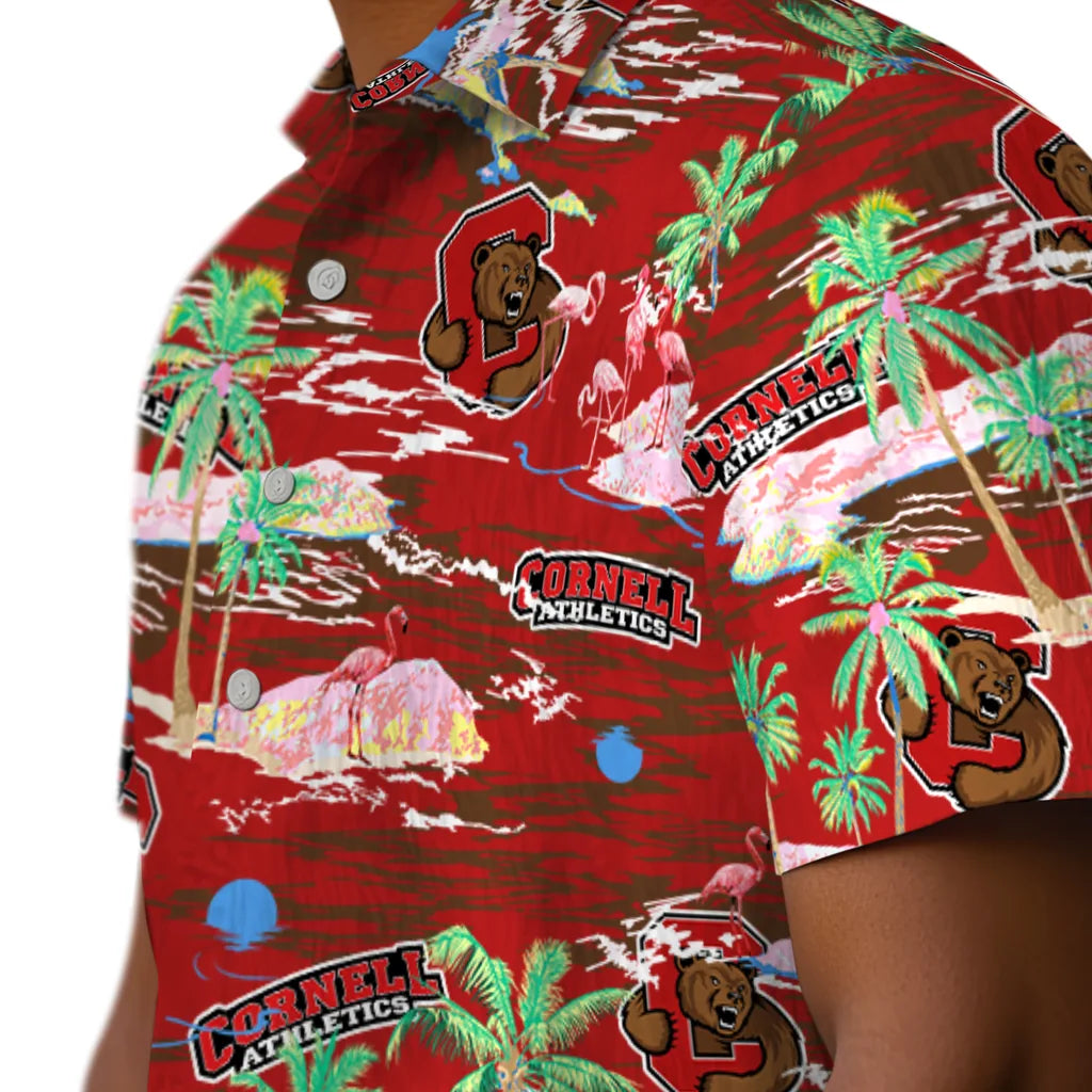 Cornell Big Red Hawaiian Shirt - Hawaii Island | Hula Hawaiian Shirts
