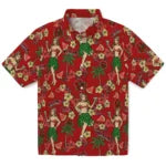 Cornell Big Red Hawaiian Shirt - Hawaiian Girls Design | Hula Hawaiian Shirts