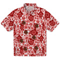 Cornell Big Red Hawaiian Shirt - Hibiscus Blooms | Hula Hawaiian Shirts