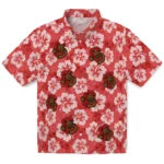 Cornell Big Red Hawaiian Shirt - Hibiscus Cluster | Hula Hawaiian Shirts