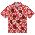 Cornell Big Red Hawaiian Shirt - Hibiscus Cluster | Hula Hawaiian Shirts