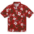 Cornell Big Red Hawaiian Shirt - Hibiscus Flower Design | Hula Hawaiian Shirts