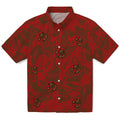 Cornell Big Red Hawaiian Shirt - Monstera Layer | Hula Hawaiian Shirts