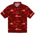 Cornell Big Red Hawaiian Shirt - Palm And Clouds | Hula Hawaiian Shirts