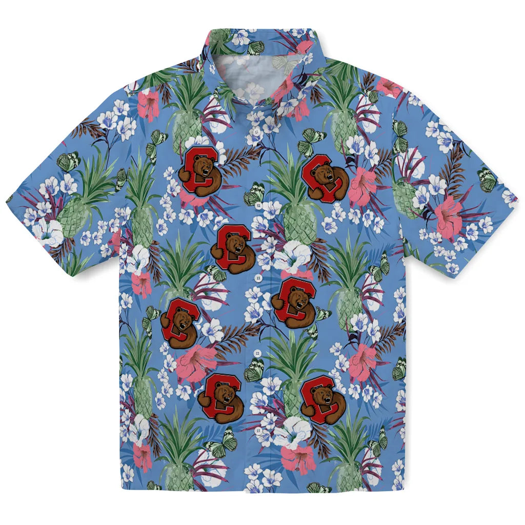 Cornell Big Red Hawaiian Shirt - Pineapple Bouquet | Hula Hawaiian Shirts