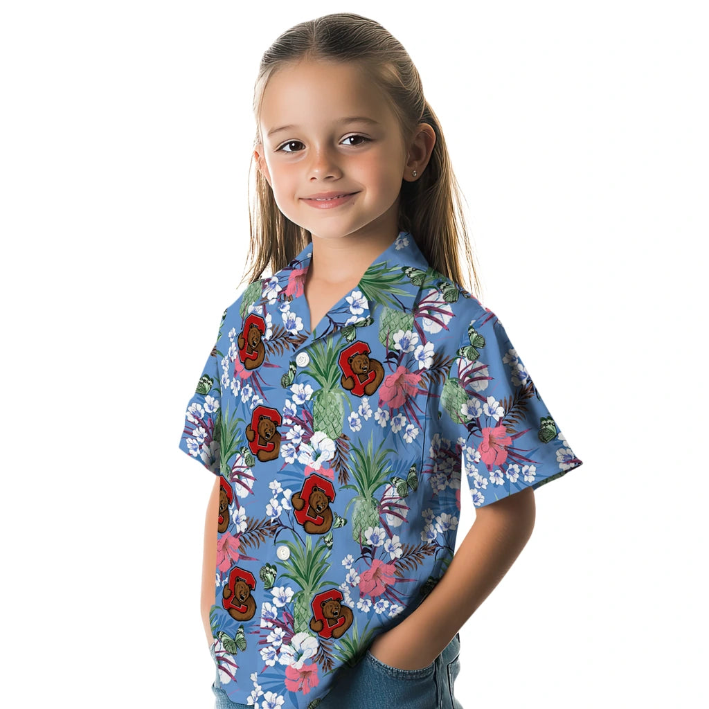 Cornell Big Red Hawaiian Shirt - Pineapple Bouquet | Hula Hawaiian Shirts