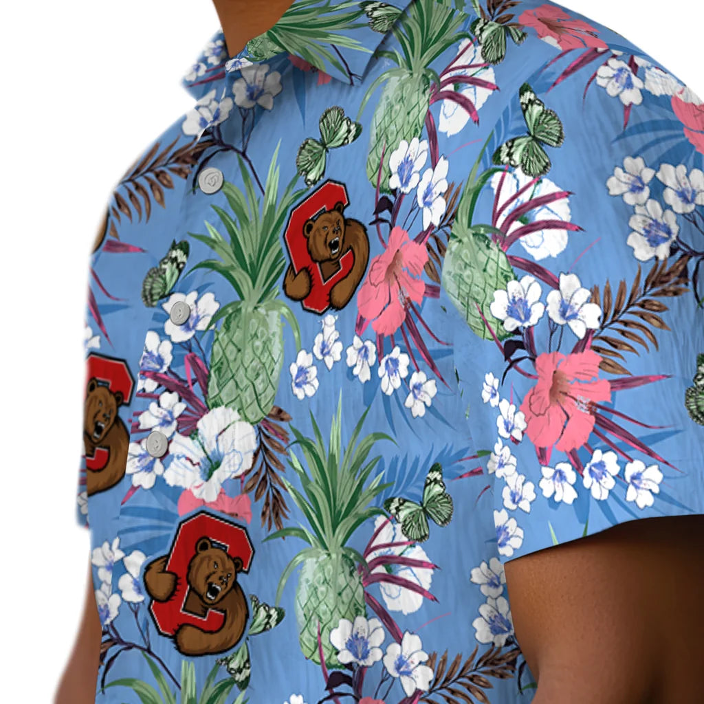 Cornell Big Red Hawaiian Shirt - Pineapple Bouquet | Hula Hawaiian Shirts