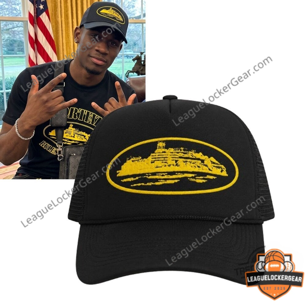Folarin Balogun Corteiz Rules The World T-Shirt and Cap - LeagueLockerGear