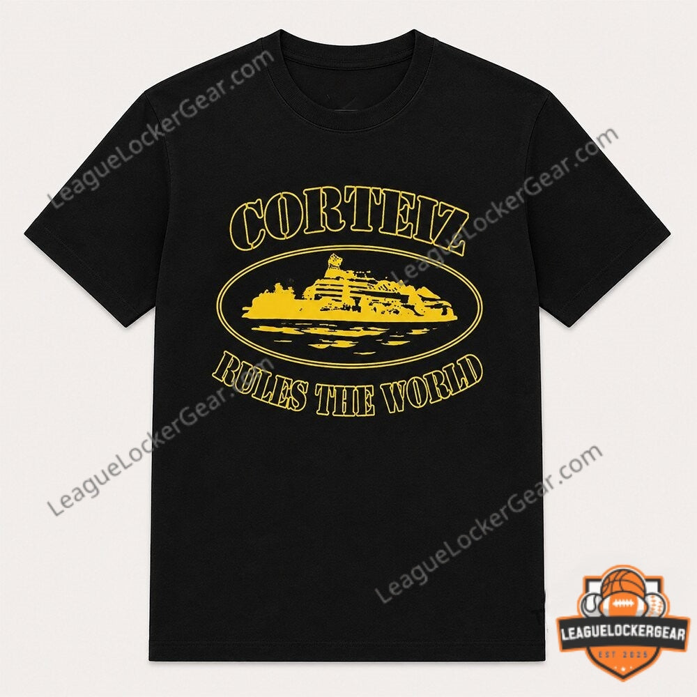 Folarin Balogun Corteiz Rules The World T-Shirt and Cap - LeagueLockerGear