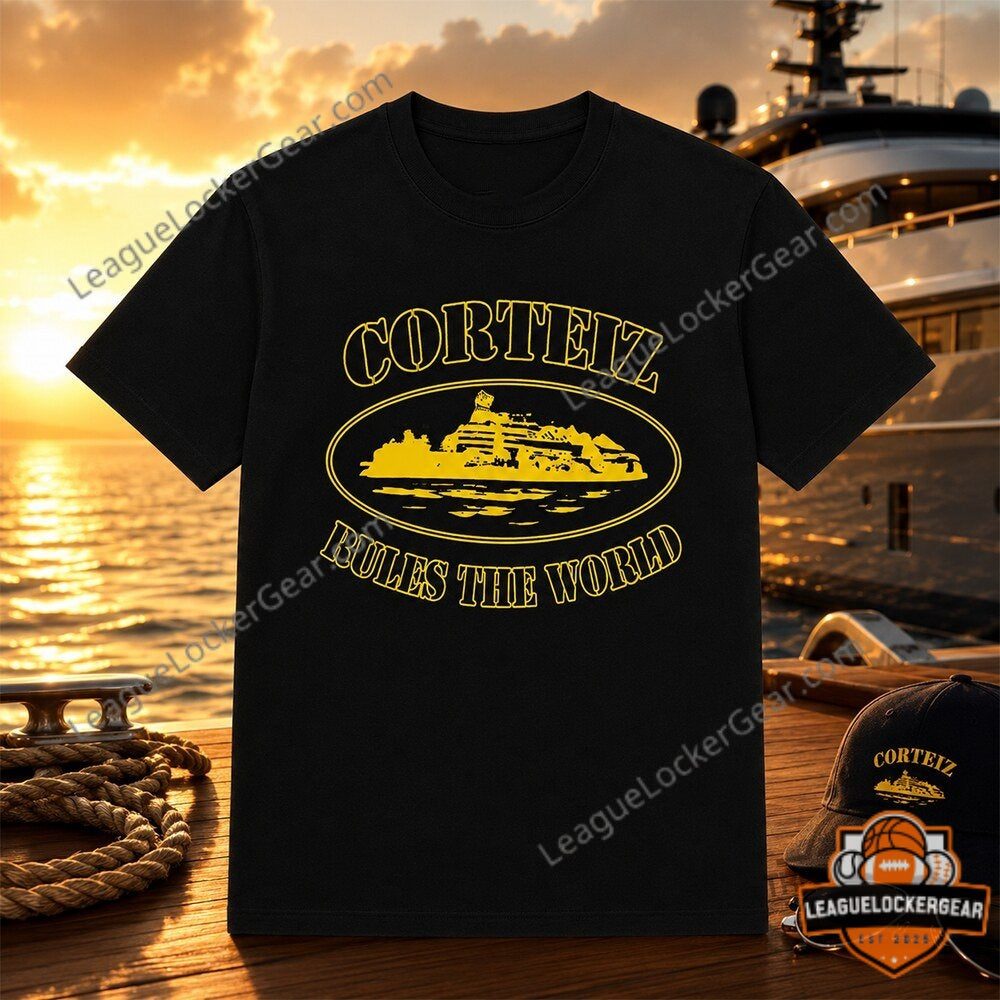 Folarin Balogun Corteiz Rules The World T-Shirt and Cap - LeagueLockerGear