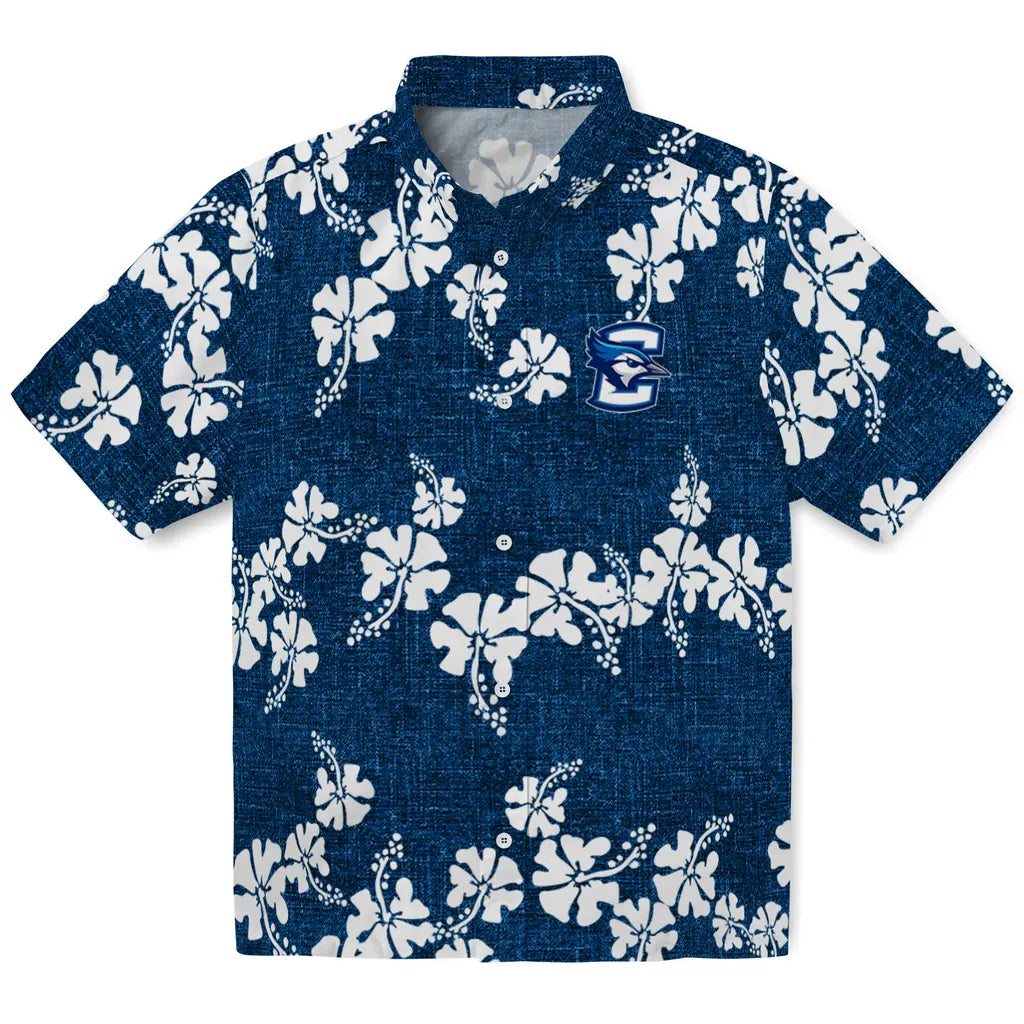 Creighton Bluejays Hawaiian Shirt - 50th State Flower | Hula Hawaiian Shirts