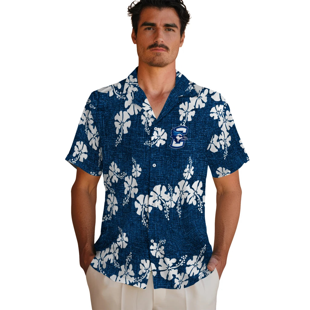 Creighton Bluejays Hawaiian Shirt - 50th State Flower | Hula Hawaiian Shirts