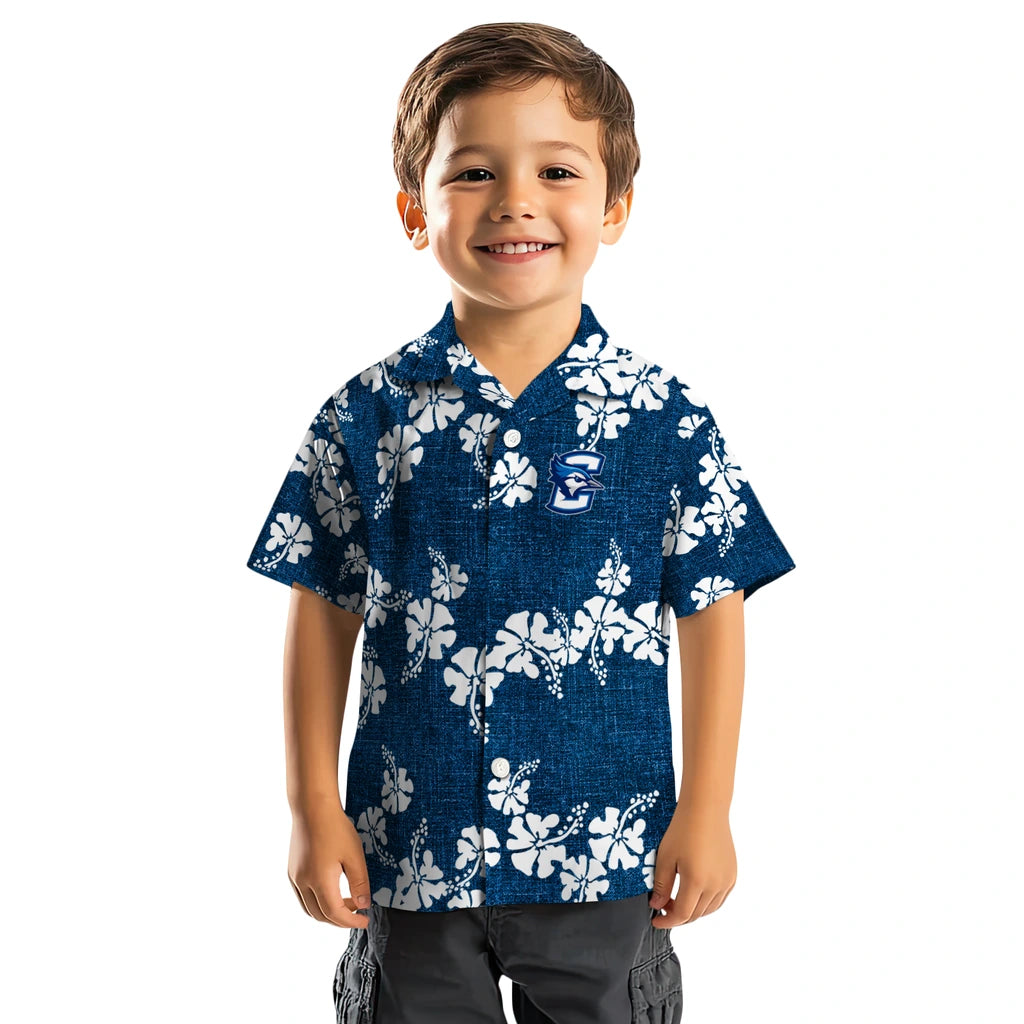 Creighton Bluejays Hawaiian Shirt - 50th State Flower | Hula Hawaiian Shirts
