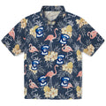 Creighton Bluejays Hawaiian Shirt - Flamingo Hibiscus | Hula Hawaiian Shirts