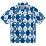 Creighton Bluejays Hawaiian Shirt - Golfing Plaid | Hula Hawaiian Shirts