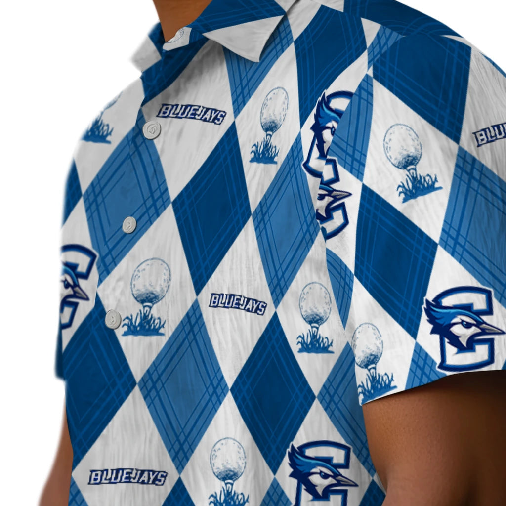 Creighton Bluejays Hawaiian Shirt - Golfing Plaid | Hula Hawaiian Shirts
