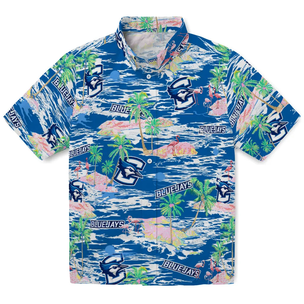 Creighton Bluejays Hawaiian Shirt - Hawaii Island | Hula Hawaiian Shirts