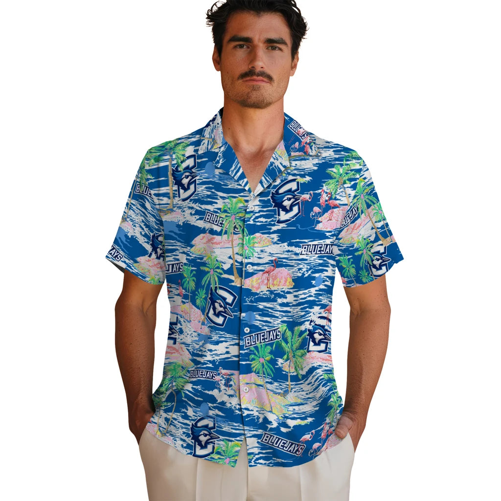 Creighton Bluejays Hawaiian Shirt - Hawaii Island | Hula Hawaiian Shirts