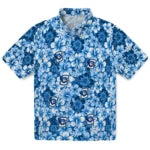 Creighton Bluejays Hawaiian Shirt - Hibiscus Blooms | Hula Hawaiian Shirts