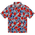 Creighton Bluejays Hawaiian Shirt - Hibiscus Fiesta | Hula Hawaiian Shirts