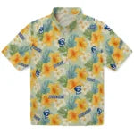 Creighton Bluejays Hawaiian Shirt - Hibiscus Mood | Hula Hawaiian Shirts