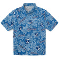 Creighton Bluejays Hawaiian Shirt - Hibiscus Oasis | Hula Hawaiian Shirts