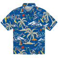 Creighton Bluejays Hawaiian Shirt - Palm Tree Island | Hula Hawaiian Shirts