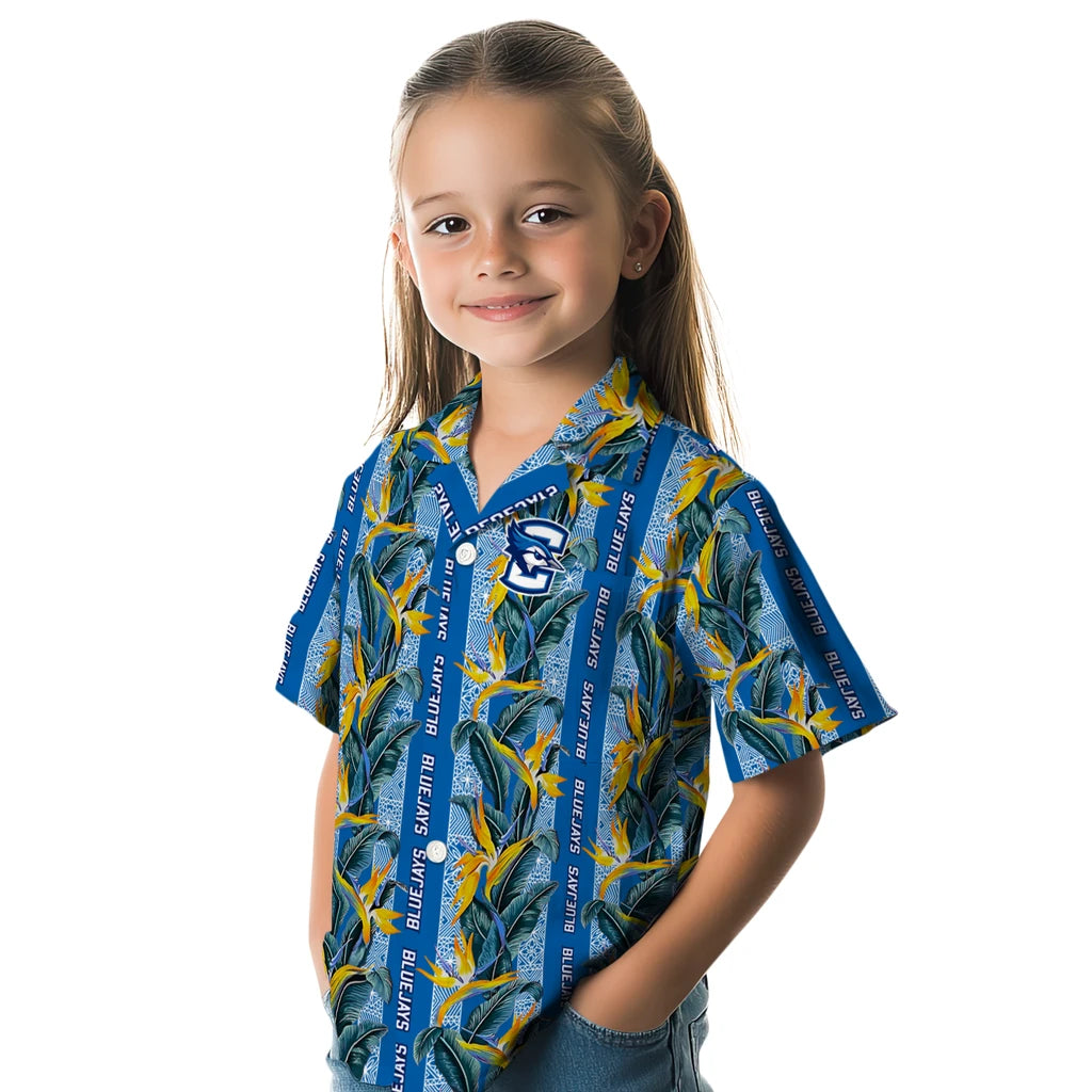 Creighton Bluejays Hawaiian Shirt - Paradise Vines | Hula Hawaiian Shirts