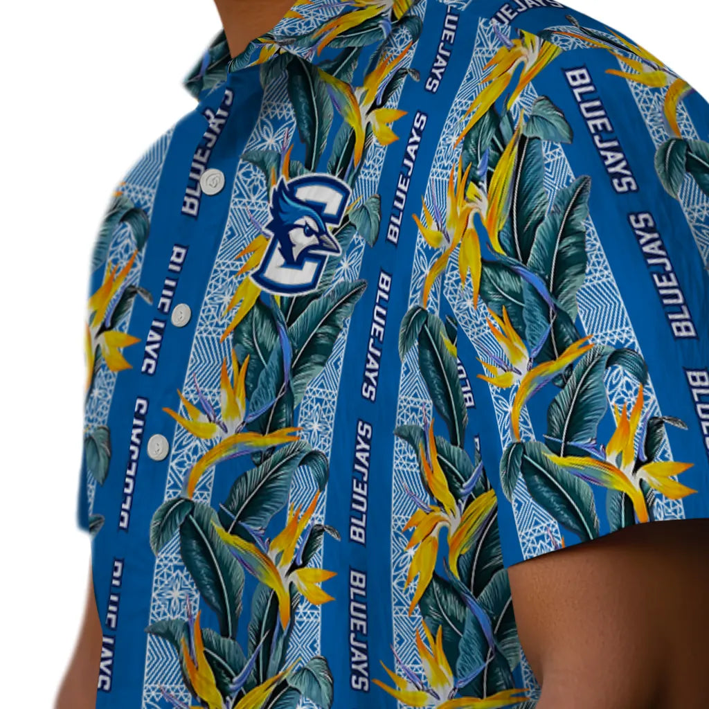 Creighton Bluejays Hawaiian Shirt - Paradise Vines | Hula Hawaiian Shirts