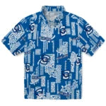 Creighton Bluejays Hawaiian Shirt - Turtle Lines | Hula Hawaiian Shirts