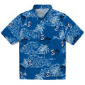 Creighton Bluejays Hawaiian Shirt - Wave Palm | Hula Hawaiian Shirts