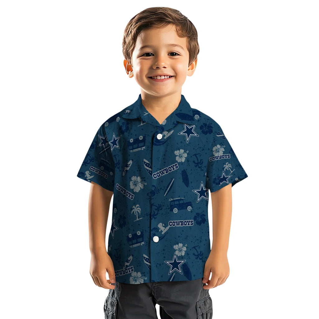 Dallas Cowboys Hawaiian Shirt - Beach Vibe | Hula Hawaiian Shirts