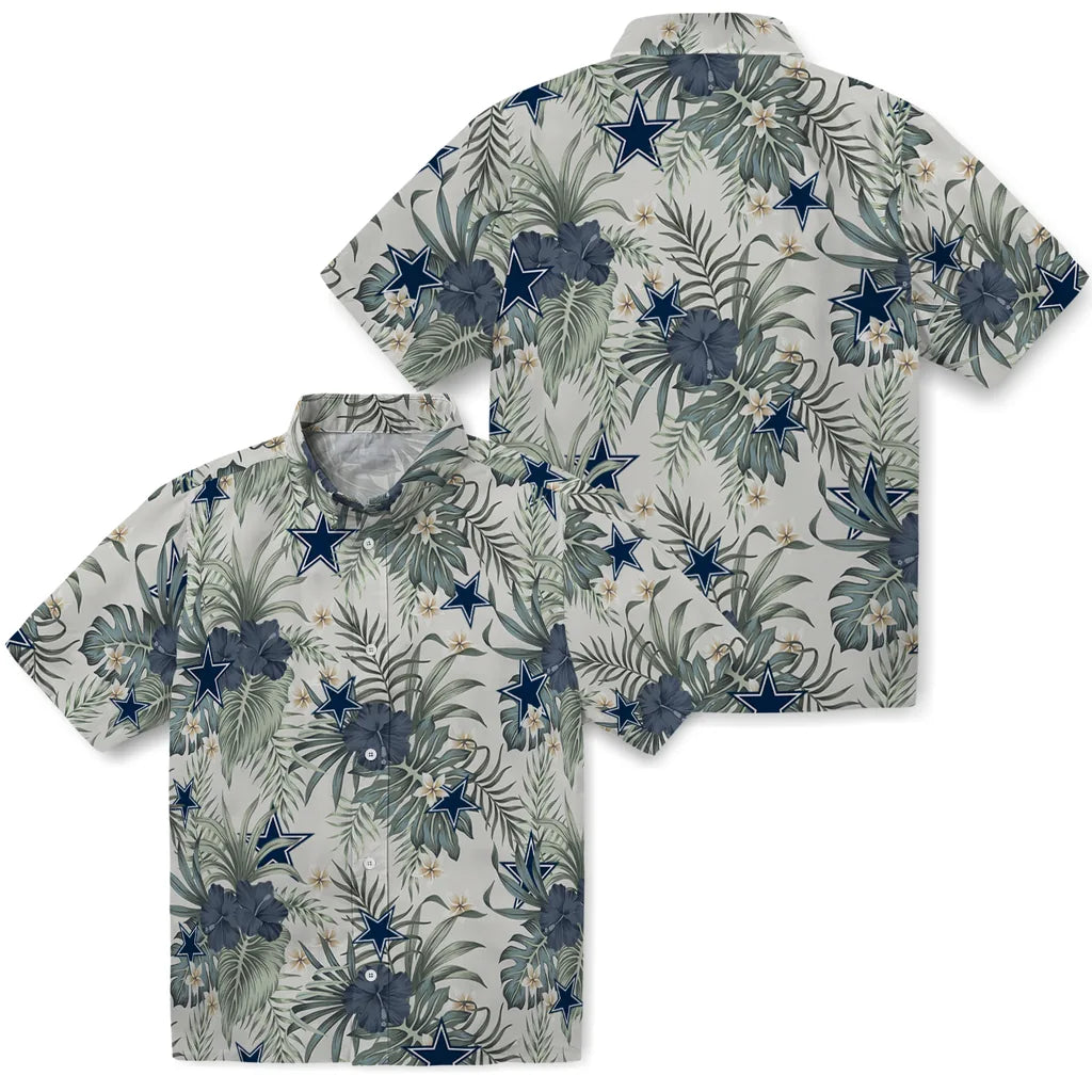 Dallas Cowboys Hawaiian Shirt - Hibiscus Designs | Hula Hawaiian Shirts