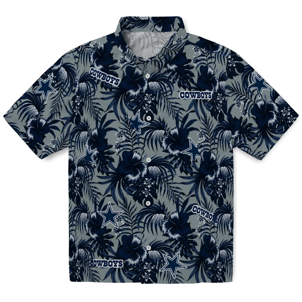 Dallas Cowboys Hawaiian Shirt - Hibiscus Exotic | Hula Hawaiian Shirts