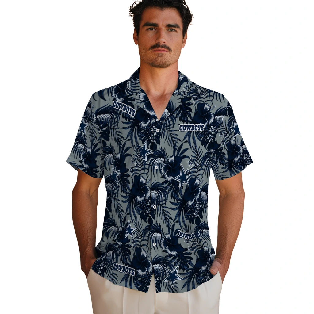 Dallas Cowboys Hawaiian Shirt - Hibiscus Exotic | Hula Hawaiian Shirts