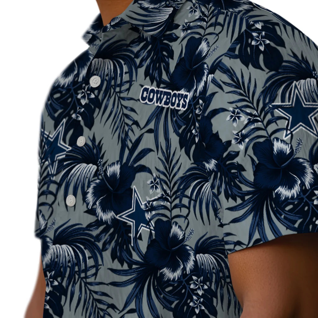 Dallas Cowboys Hawaiian Shirt - Hibiscus Exotic | Hula Hawaiian Shirts