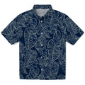 Dallas Cowboys Hawaiian Shirt - Leaf Outline | Hula Hawaiian Shirts