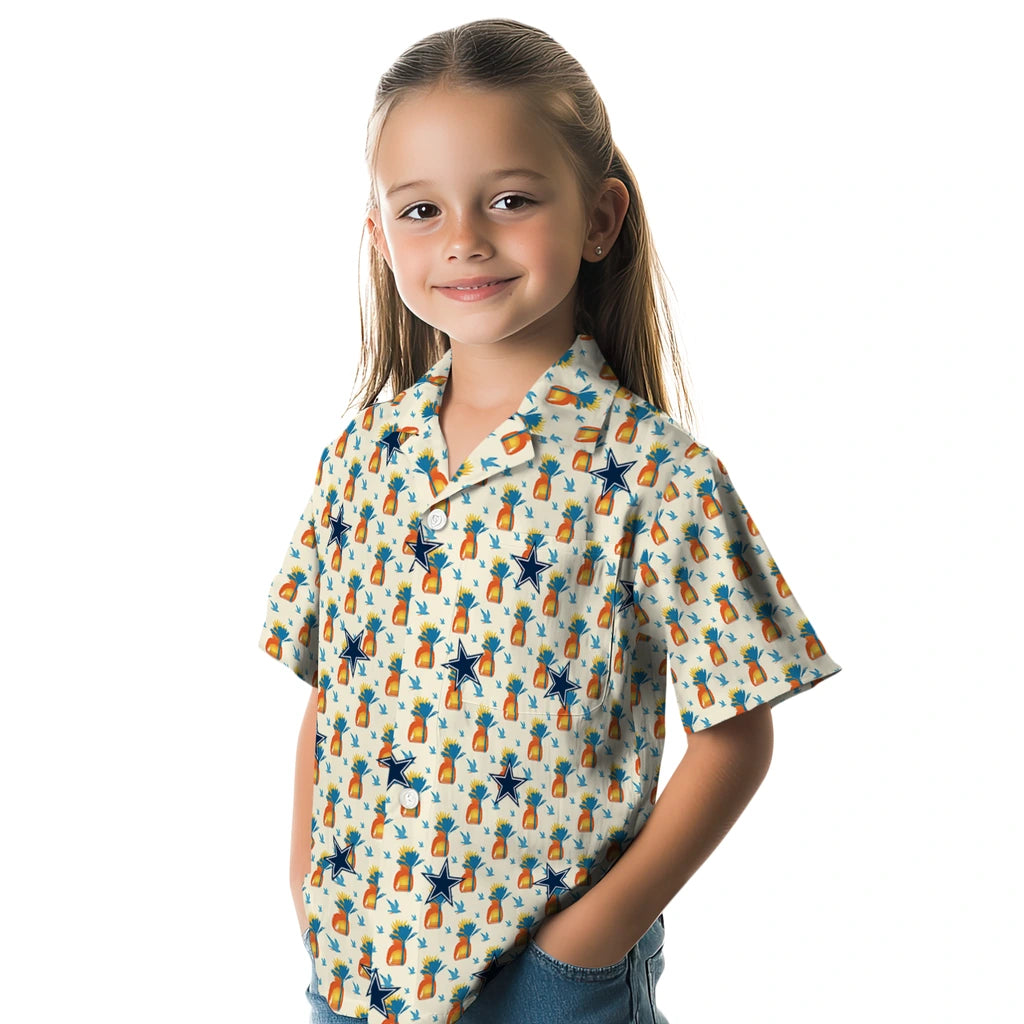 Dallas Cowboys Hawaiian Shirt - Pineapple Delight | Hula Hawaiian Shirts