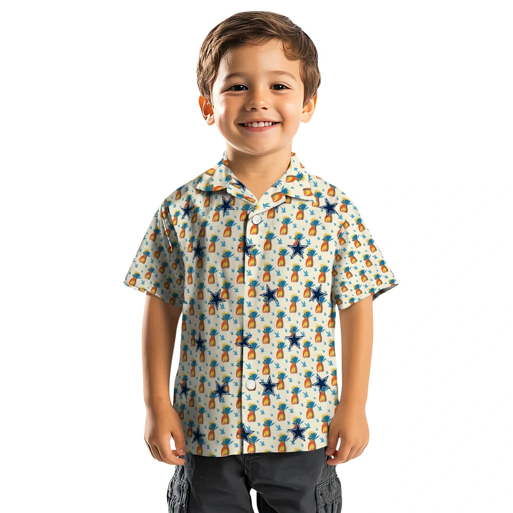 Dallas Cowboys Hawaiian Shirt - Pineapple Delight | Hula Hawaiian Shirts