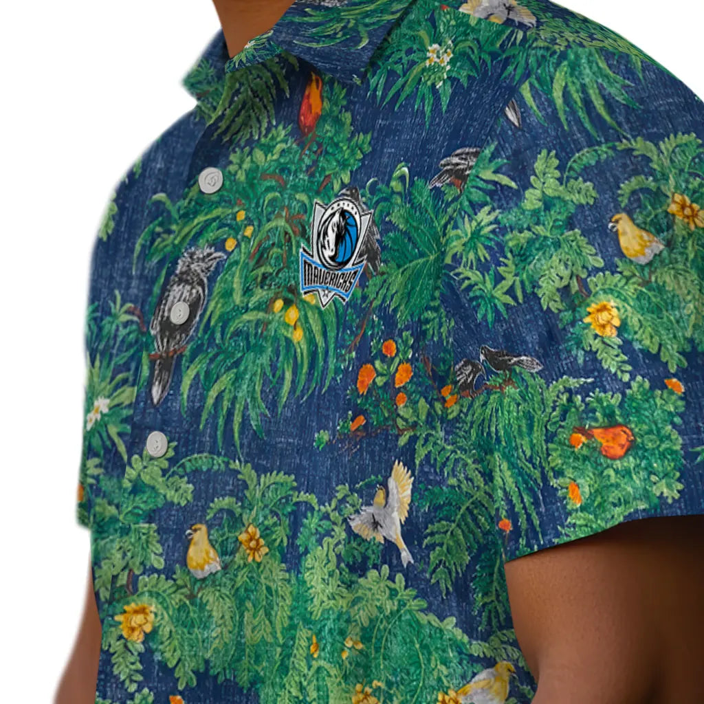 Dallas Mavericks Hawaiian Shirt - Bird Canopy | Hula Hawaiian Shirts