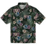 Dallas Mavericks Hawaiian Shirt - Hibiscus Leaves Pattern | Hula Hawaiian Shirts