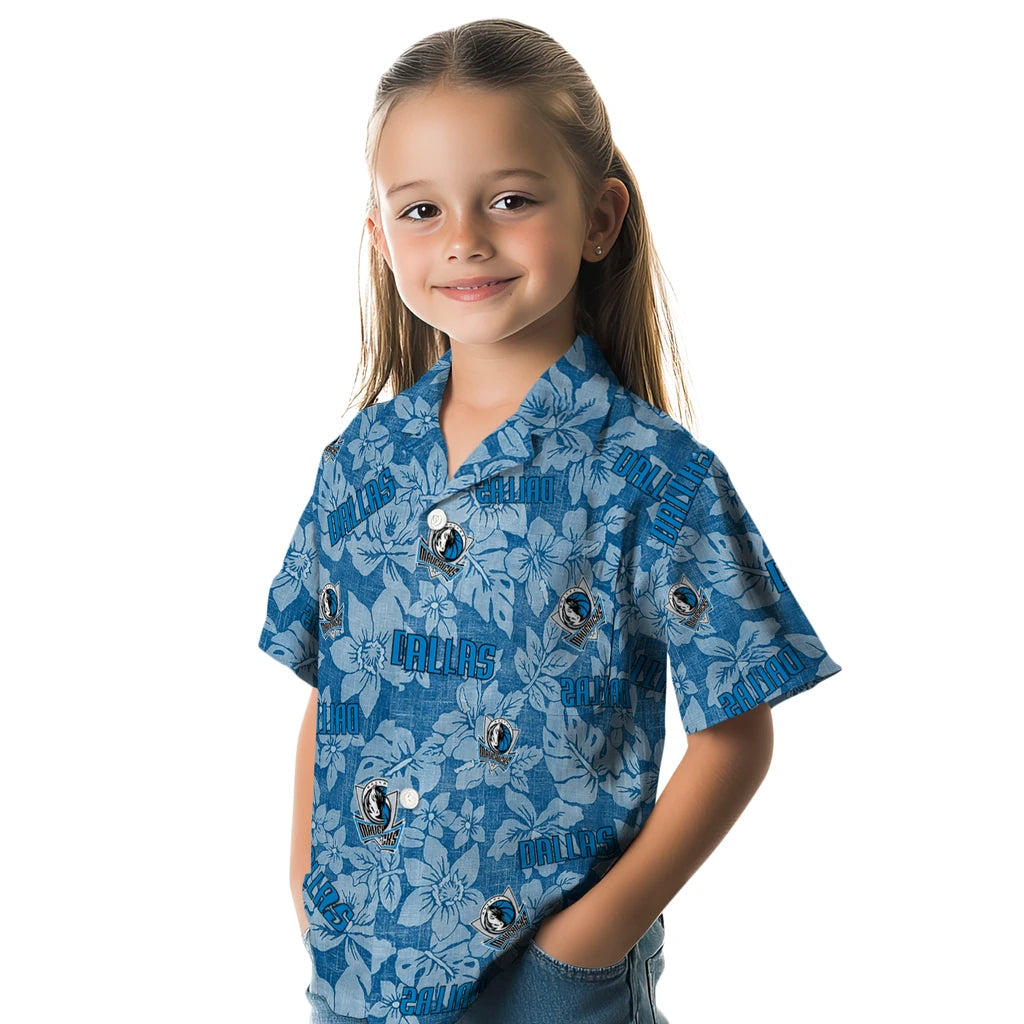 Dallas Mavericks Hawaiian Shirt - Hibiscus Oasis | Hula Hawaiian Shirts